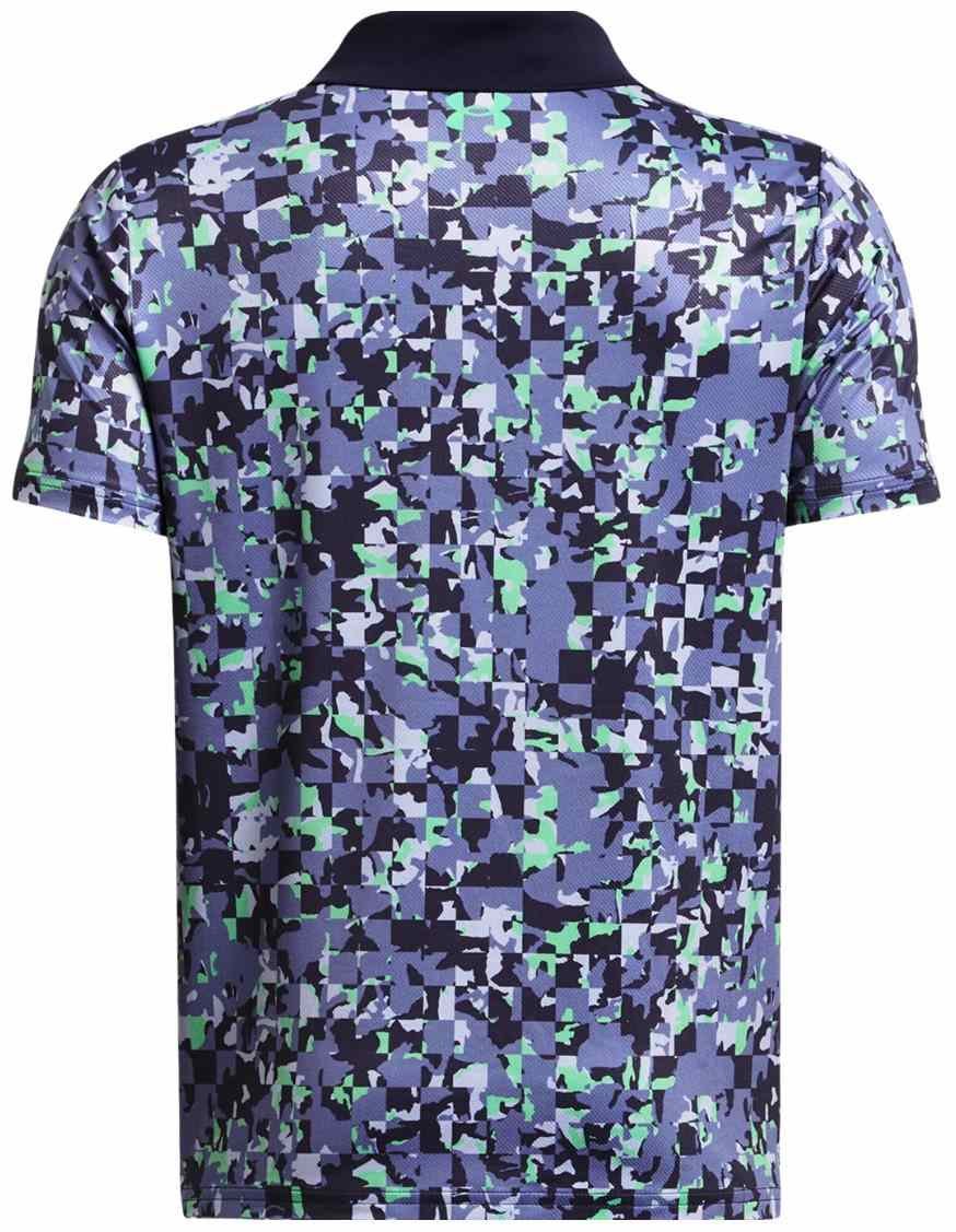 Under Armour Matchplay Printed detské polo, starlight/vapor green