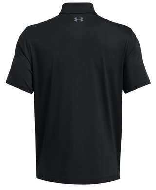 Under Armour T2G pánske polo, čierno/pitch grey