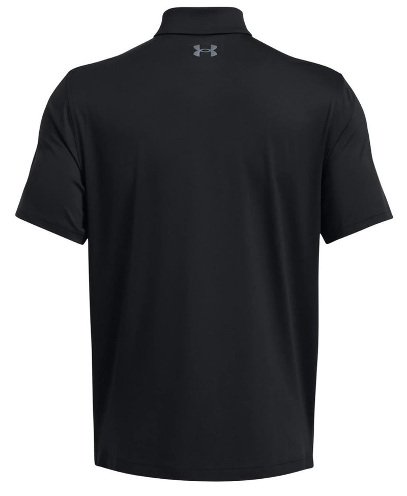 Under Armour T2G pánske polo, čierno/pitch grey