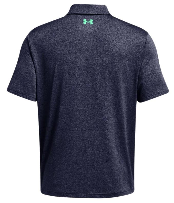 Under Armour Playoff 3.0 Stripe pánske polo, midnight navy/vapor green