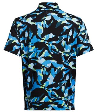 Under Armour Playoff 3.0 Printed pánske polo, black/capri