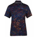 Under Armour Playoff 3.0 Printed pánske polo, midnight navy/phoenix