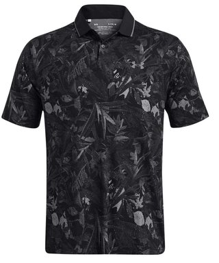 Under Armour Iso-Chill Edge pánske polo, čierne/pitch gray
