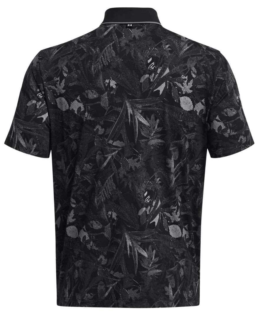 Under Armour Iso-Chill Edge pánske polo, čierne/pitch gray