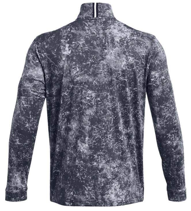 Under Armour Playoff Printed 1/4 Zip pánska mikina, downpour gray/midnight navy