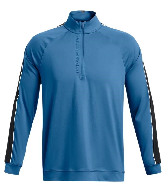 Under Armour Storm Midlayer 1/2 Zip pánska mikina, photon blue/midnight navy/white