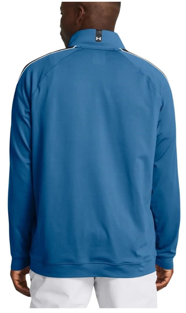 Under Armour Storm Midlayer 1/2 Zip pánska mikina, photon blue/midnight navy/white