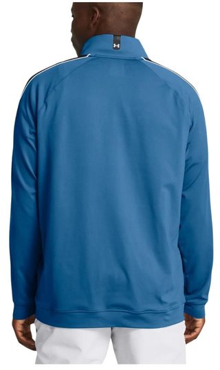 Under Armour Storm Midlayer 1/2 Zip pánska mikina, photon blue/midnight navy/white