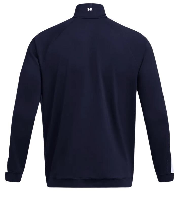 Under Armour Storm Midlayer 1/2 Zip pánska mikina, midnight navy/matrix green/white