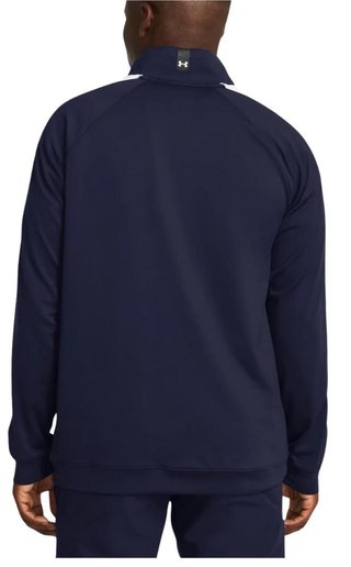 Under Armour Storm Midlayer 1/2 Zip pánska mikina, midnight navy/matrix green/white