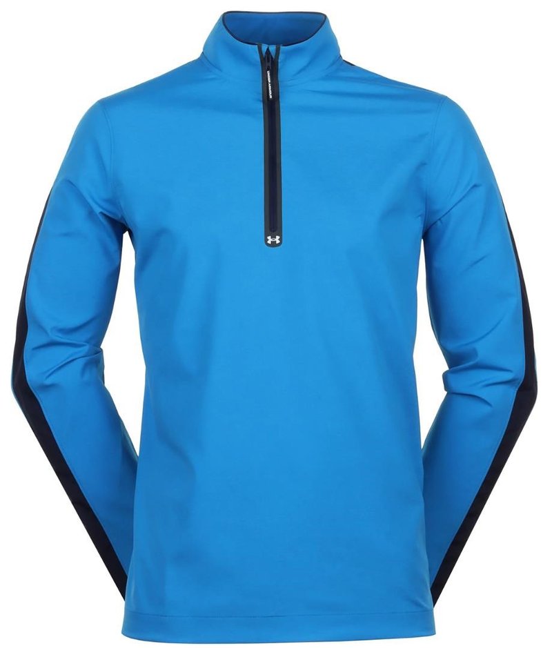 Under Armour Storm Windstrike 1/2 Zip pánska bunda, photon blue/midnight navy/white