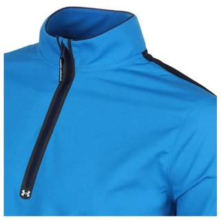 Under Armour Storm Windstrike 1/2 Zip pánska bunda, photon blue/midnight navy/white
