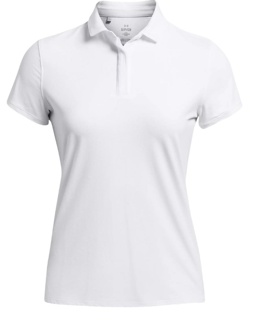 Under Armour Iso-Chill dámske polo, bielo/tmavomodré
