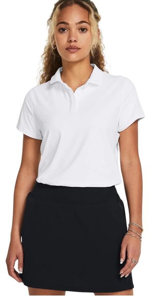 Under Armour Iso-Chill dámske polo, bielo/tmavomodré