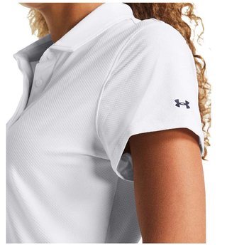 Under Armour Iso-Chill dámske polo, bielo/tmavomodré
