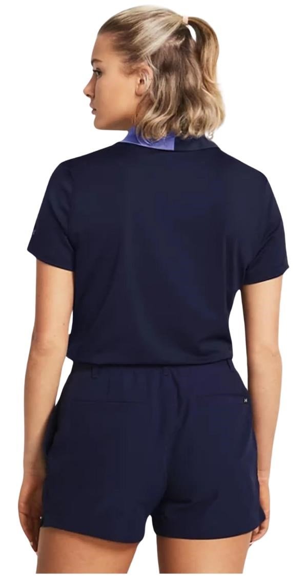 Under Armour Playoff Pitch dámske polo, midnight navy/starlight