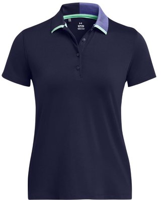 Under Armour Playoff Pitch dámske polo, midnight navy/starlight