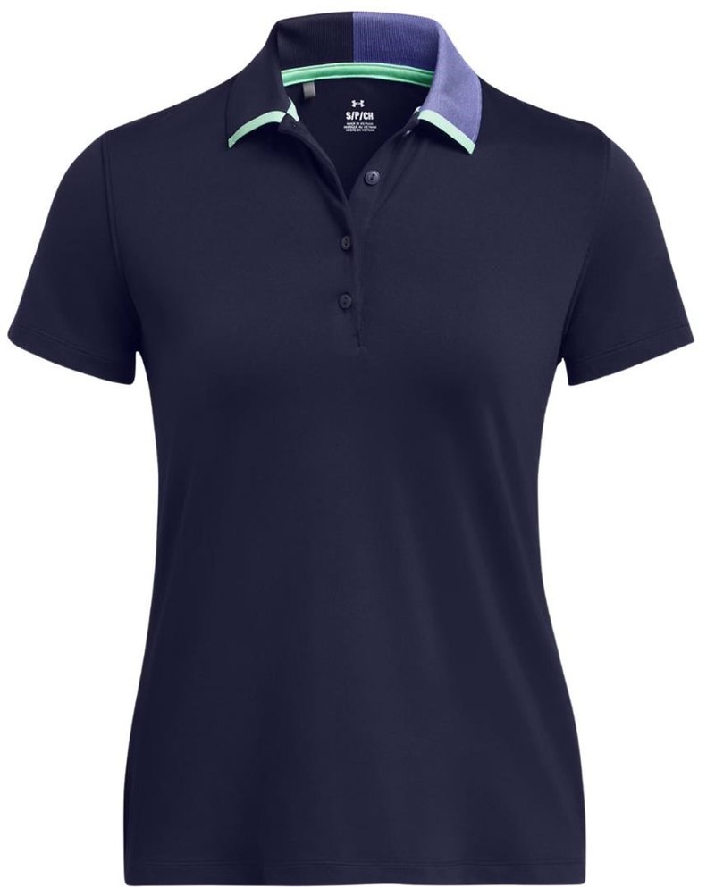 Under Armour Playoff Pitch dámske polo, midnight navy/starlight