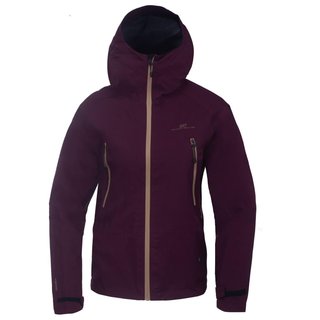 2117 of Sweden Skogmo 3L dámska bunda do vetra a dažďa, dark plum