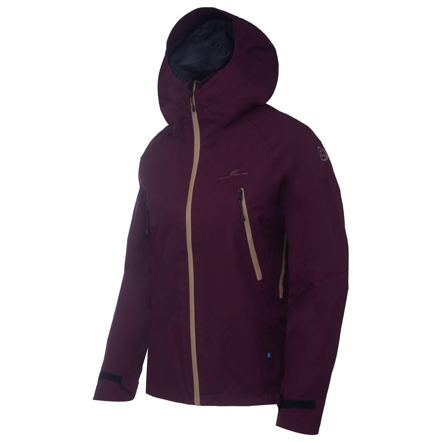 2117 of Sweden Skogmo 3L dámska bunda do vetra a dažďa, dark plum