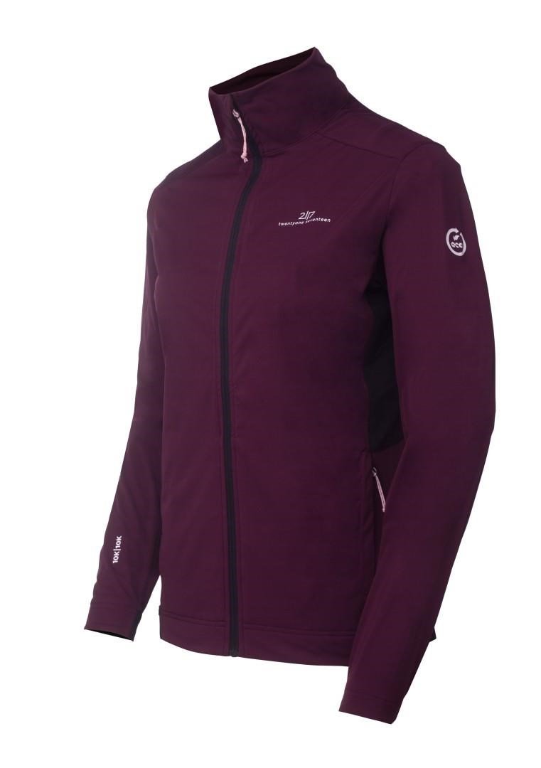 2117 of Sweden Torsvi dámska hybridná bunda, dark plum