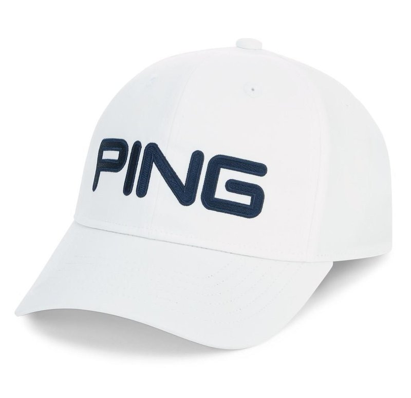 PING Unstructured pánska kšiltovka, biela