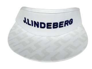 J.Lindeberg Viktor Print pánska kšiltovka, biela