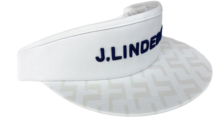 J.Lindeberg Viktor Print pánska kšiltovka, biela