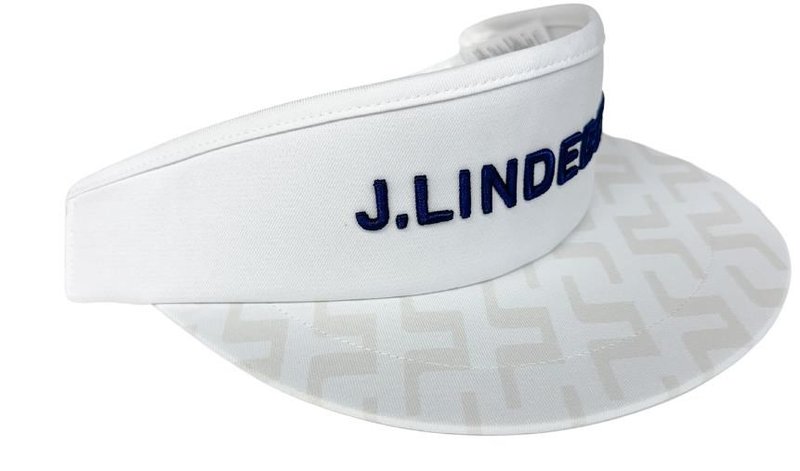 J.Lindeberg Viktor Print pánska kšiltovka, biela