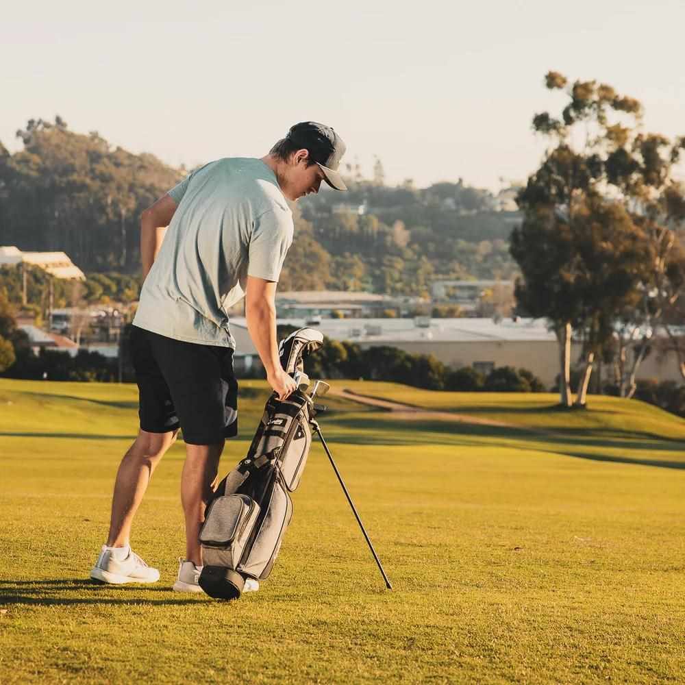 Sunday Golf Loma XL carry bag, heather gray