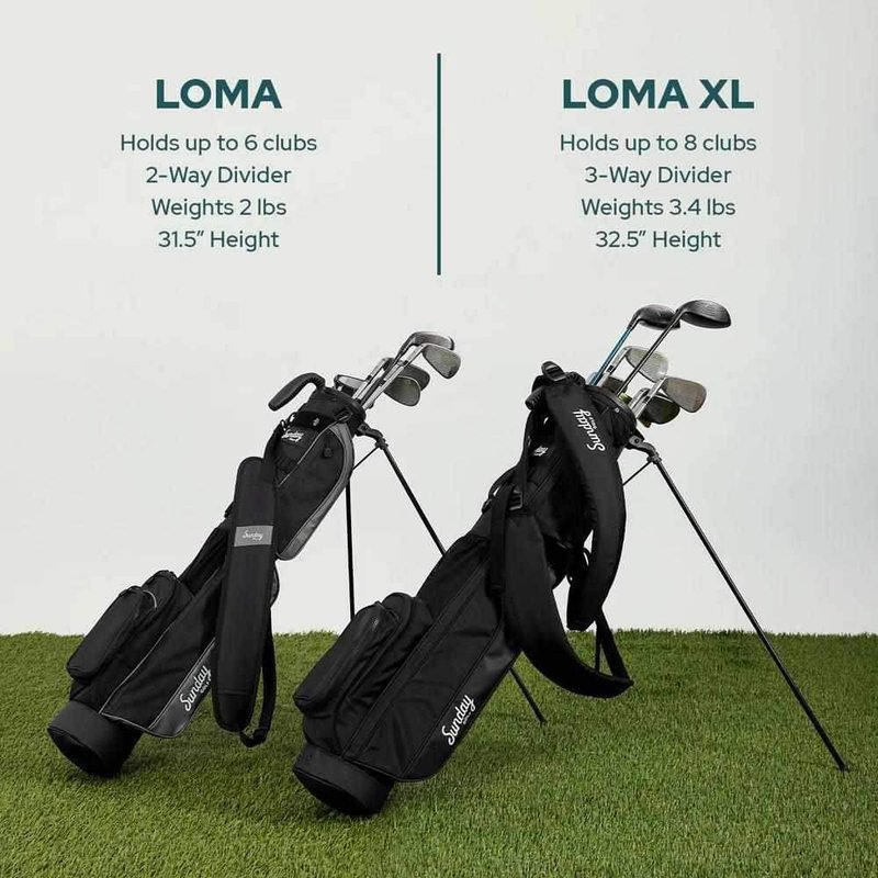 Sunday Golf Loma XL carry bag, toasted almond