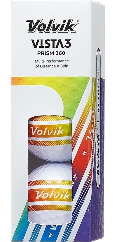 Volvik VISTA 3 PRISM 360 golfové loptičky