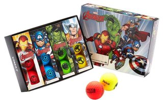 Volvik VIMAX MARVEL AVENGERS golfové loptičky, mix colours