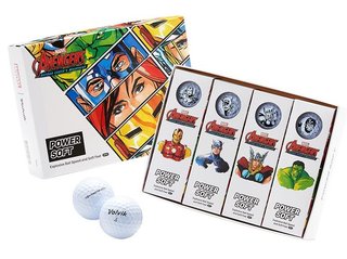 Volvik POWER Soft MARVEL AVENGERS golfové loptičky