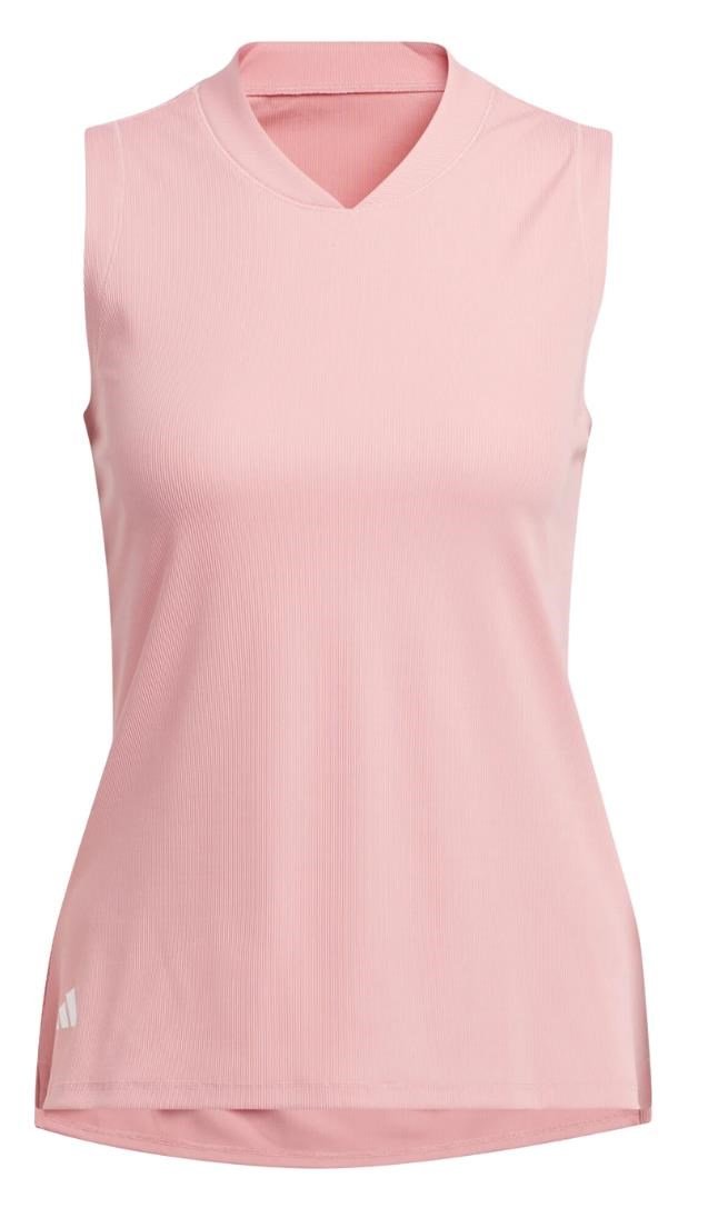 Adidas Ultimate 365 Sleeveless dámske polo, semi pink spark