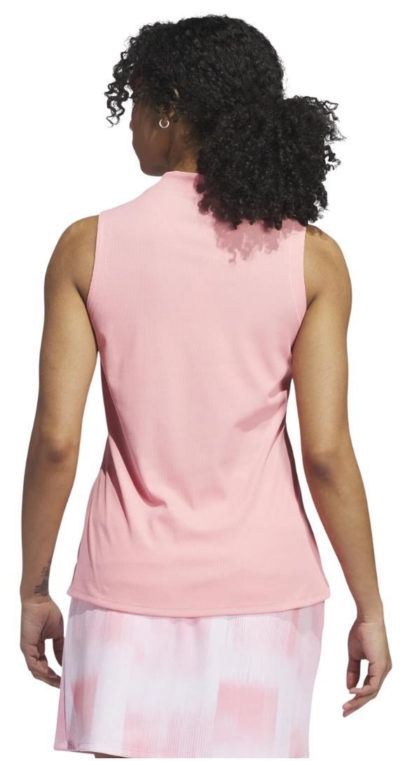 Adidas Ultimate 365 Sleeveless dámske polo, semi pink spark
