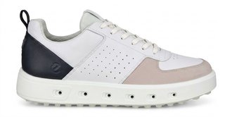 Ecco Street 720 pánske golfové topánky, biela/čierna/šedá