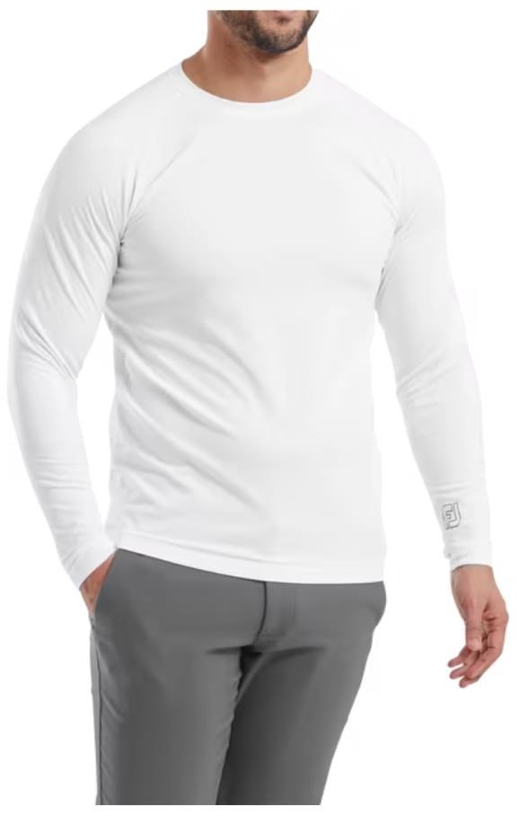FootJoy ThermoSeries Fleece Baselayer pánsky top, biely