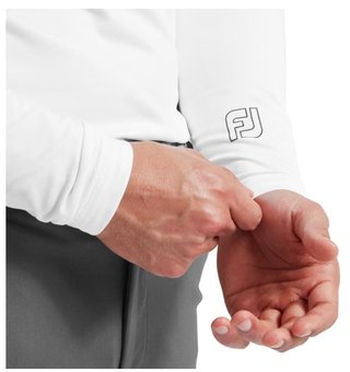 FootJoy ThermoSeries Fleece Baselayer pánsky top, biely