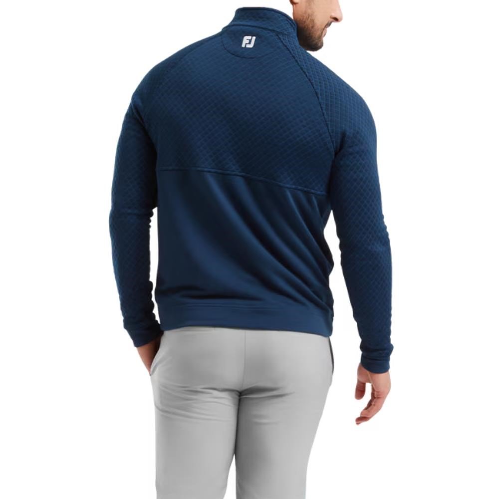 FootJoy Jacquard Thermal Chill-Out pánsky pulóver, navy