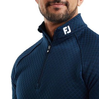 FootJoy Jacquard Thermal Chill-Out pánsky pulóver, navy