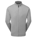 FootJoy Drirelease Full-Zip Lined pánsky sveter, sivý