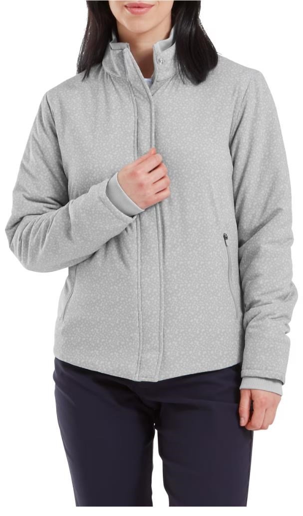 FootJoy ThermoSeries dámska bunda, floral tonal sivá