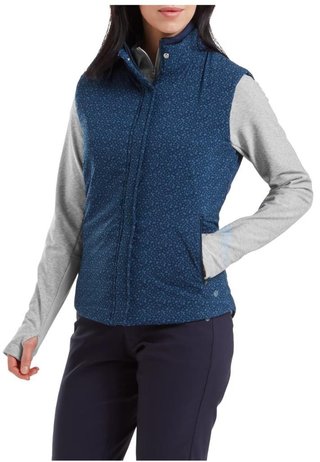 FootJoy ThermoSeries dámska vesta, floral tonal navy