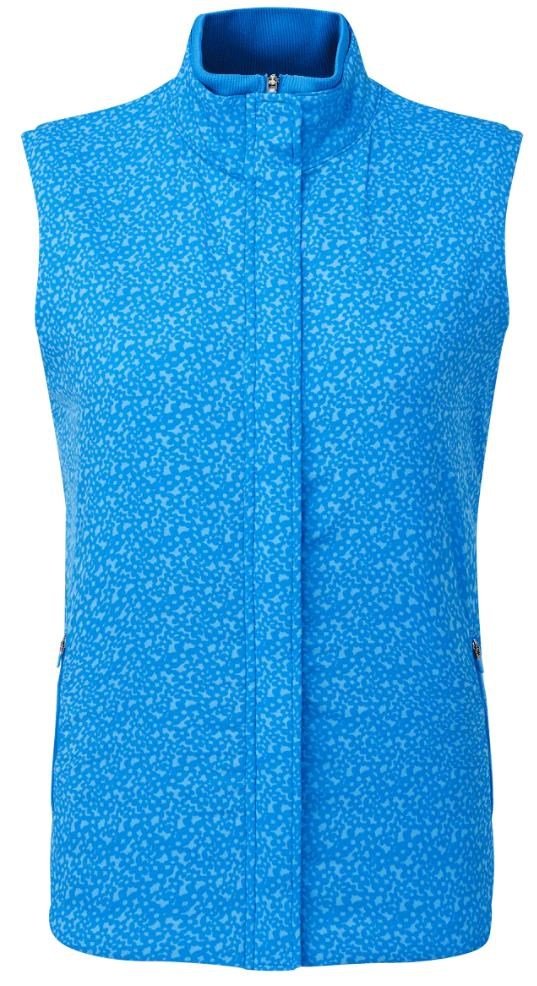 FootJoy ThermoSeries dámska vesta, floral tonal blue
