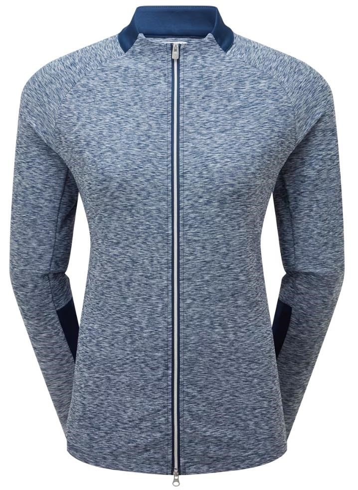 FootJoy Full-Zip Space Dye Thermal Midlayer dámska mikina, navy