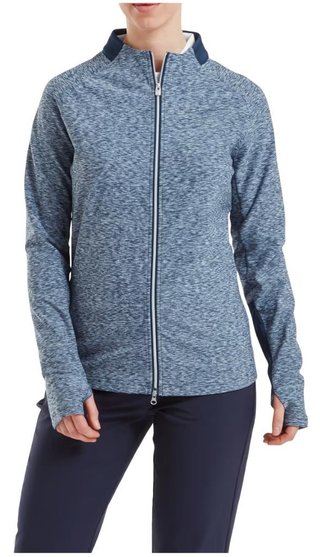 FootJoy Full-Zip Space Dye Thermal Midlayer dámska mikina, navy