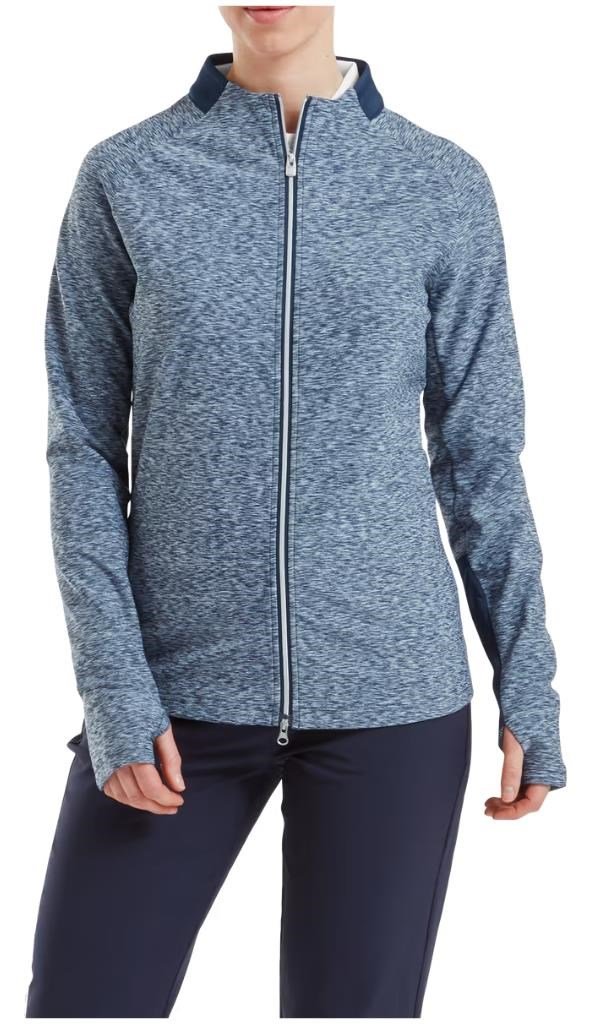 FootJoy Full-Zip Space Dye Thermal Midlayer dámska mikina, navy