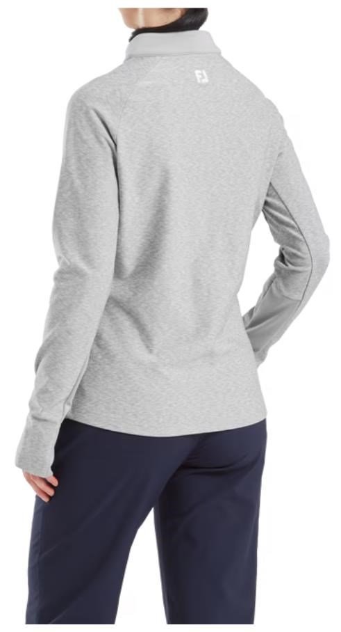 FootJoy Full-Zip Space Dye Thermal Midlayer dámska mikina, sivá
