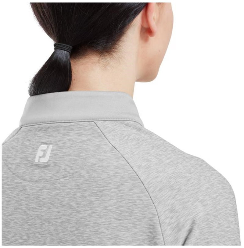 FootJoy Full-Zip Space Dye Thermal Midlayer dámska mikina, sivá